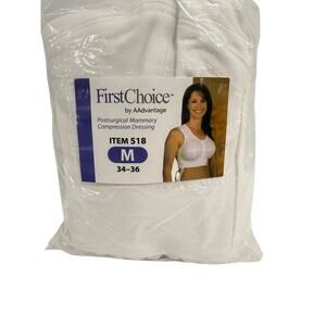 Post Surgery Support Bra Adjustable – Fits 34–36 Augmentation Recovery Comfy